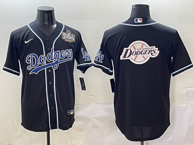 Men 2025 Los Angeles Dodgers Blank Black Three generations Fashion Nike MLB Jersey style 21